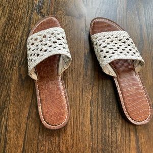 White Sam Edelman sandals - size 10